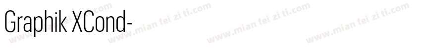 Graphik XCond字体转换